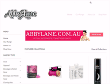 Tablet Screenshot of abbylane.com.au